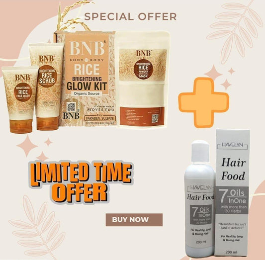 Ultimate 2 in 1 Skincare & Haircare Bundle - 2 Pcs