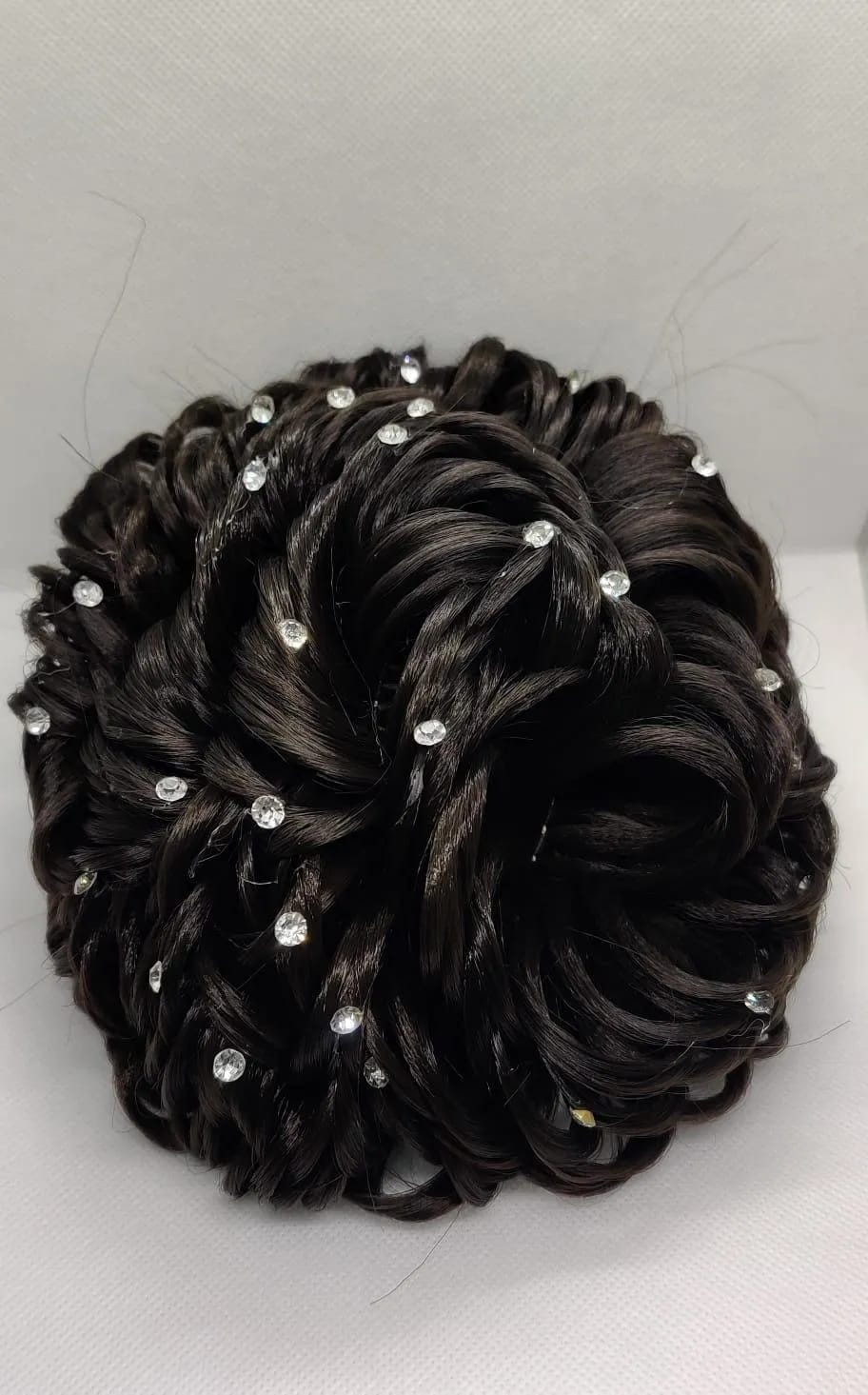 : New catcher Nag stone jura bun wig-Natural Color