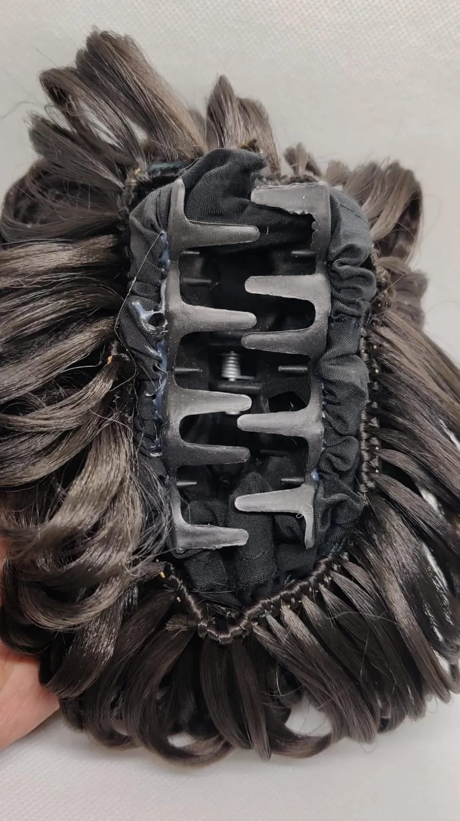 : New catcher Nag stone jura bun wig-Natural Color