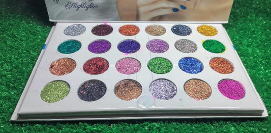 24 Colors Glitter Eyeshadow Palette